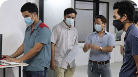 บริการสาธิตการทำงานของเครื่องจริง